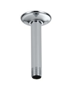 Brizo RP48985PC Essential™ 6" Ceiling Mounted Shower Arm and Flange in Polished Chrome