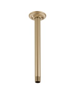 Brizo RP48986GL 10" Ceiling Mount Shower Arm And Flange In Luxe Gold