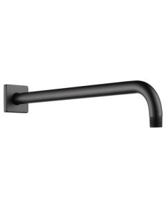 Brizo RP71650BL Siderna® 6" Wall Mounted Linear Square Shower Arm and Flange in Matte Black