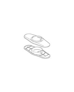 Delta RP72711SS Cassidy Escutcheon W/ Gasket - 4" - 1 Hole Bathroom & Bar In Stainless