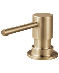 Brizo RP79275GL Solna® Deck Mounted Soap/Lotion Dispenser with 13 oz Capacity in Brilliance® Luxe Gold®