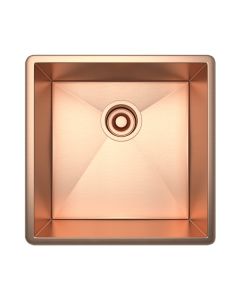 Rohl RSS1515SC Forze Single Bowl Stainless Steel Kitchen Or Bar/Food Prep Sink in Copper