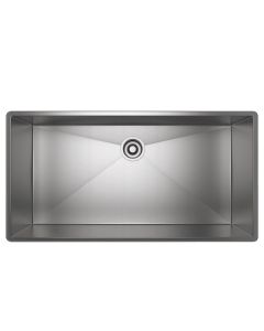 Rohl RSS3618SB Forze Single Bowl Stainless Steel Kitchen Sink in Brushed