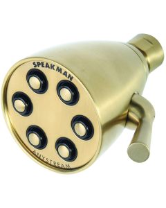 Speakman S-2252-AB-E2 Signature Brass Icon Anystream Adjustable Shower Head, 2.0 GPM in Satin