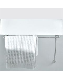 Flaminia STUB60 Acquagrande Support Bracket with Towel Holder in Polished Chrome
