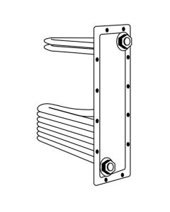 T-8, 8 Gallon Tankless Coil - Thatcher 015 thru 020 Series, Steam / Water