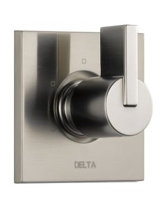 Delta T11853-SS Vero 3-Setting 2-Port Diverter Trim Only in Stainless (Rough Sold Separately)