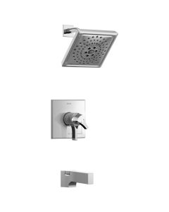 Delta T17474 Zura Monitor 17 Series H2Okinetic Tub & Shower Trim Only in Chrome (Rough Sold Separately)