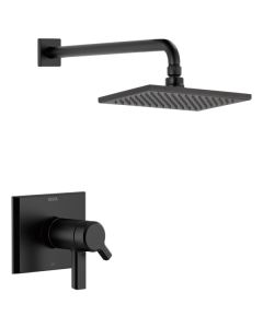 Delta T17T299-BL Pivotal Tempassure 17T Series H2Okinetic Shower Trim Only in Matte Black (Rough Sold Separately)