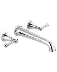 Delta T5797-WL Cassidy Wall Mounted Tub Filler Trim Only in Chrome (Rough Sold Separately)