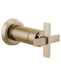 Brizo T66698-GL Levoir Sensori Volume Control Trim Cross In Luxe Gold
