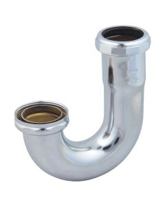 Watts 416-222, 1.5" x 1.5" J' Bend for Swivel Traps - Chrome Plated