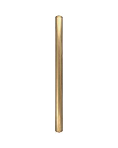 Watts 729-201, Metal Both-End Threaded Tube, 1.5" x 24", 20 Gauge, Rough Brass