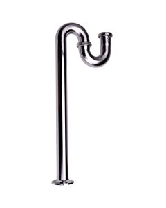 Watts 512-223, Adjustable Tubular S-Trap, 1"-0.5", 22 Gauge, Less Cleanout in Chrome