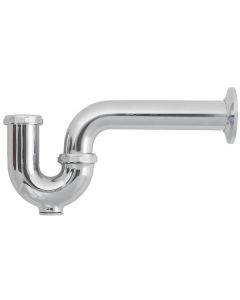 Watts 504-203, P-Trap 1"-0.5" with Cleanout, 20 Gauge in Chrome
