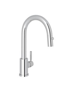 Rohl U.4043APC-2 Holborn Perrin & Rowe Pull-Down Bar/Food Prep Faucet in Polished Chrome