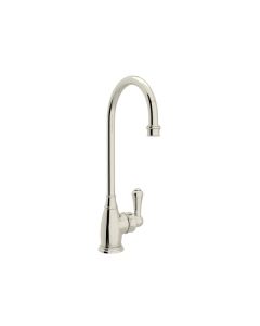 Rohl U.4700PN-2 Georgian Era Perrin & Rowe Single Lever Hole Bar/Food Prep Faucet in Polished Nickel