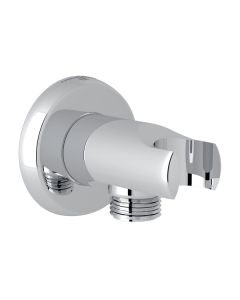 Rohl U.5302APC Holborn Perrin & Rowe Handshower Wall Outlet With Holder in Polished Chrome