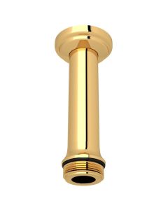 Rohl U.5388EG Georgian Era Perrin & Rowe 4" Ceiling Mount Shower Arm in English Gold