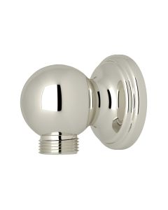 Rohl U.5546PN Edwardian Perrin & Rowe Wall Outlet For Handshower in Polished Nickel
