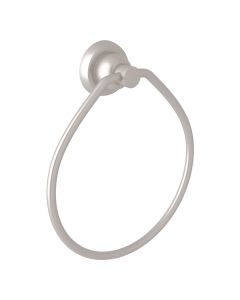 Rohl U.6434STN Holborn Perrin & Rowe Wall Mount Towel Ring in Satin Nickel