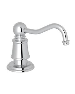 Rohl U.6695APC Georgian Era Perrin & Rowe Deck Mount Soap Dispenser in Polished Chrome