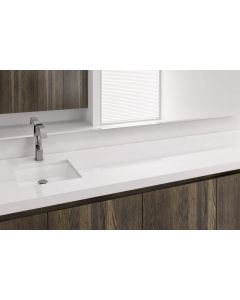 WetStyle VC815U-MA Cube Collection Undermount Sink in White Matte