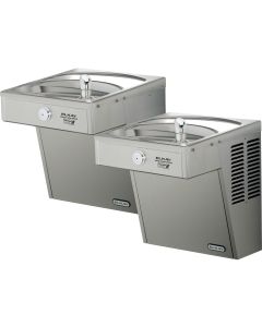 Elkay VRCGRNTL8C Cooler Wall Mount Bi-Level GreenSpec ADA, Vandal-Resistant Non-Filtered 8 GPH Stainless