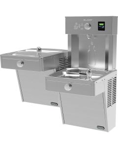 Elkay VRCTL8WSK EZH2O Vandal-Resistant Bottle Filling Station, & Bi-Level Cooler, Non-Filtered 8 GPH Stainless