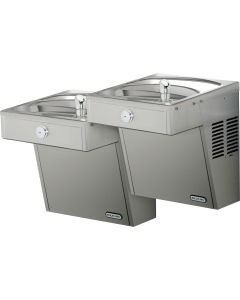 Elkay VRCTLR8SC Cooler Wall Mount Bi-Level Reverse ADA Vandal-Resistant, Non-Filtered 8 GPH Stainless