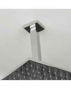 Lacava W1069-NI Waterblade Ceiling-mounted square shower arm, 8"H in Brushed Nickel