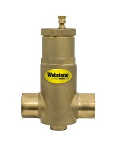 Webstone 75005 1-1/4 inch Air Separator (Sweat) web 75005a 1-1/4 sweat air separator