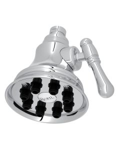 Rohl WI0123APC Edwardian 4" Mantova Adjustable Showerhead in Polished Chrome