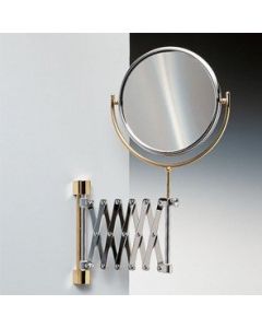 Nameeks WINDISCH 99148-SNI-3X 99148 Windisch 8" Wall Mounted Double Sided Bathroom Mirror with 3x/5x/7, Satin Nickel / 3x