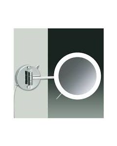Nameeks WINDISCH 99650/1-CR-3X Windisch 99650/1-CR-3x-637509881443 LED Mirrors Collection Wall Hung Magnified Mirror, Chrome