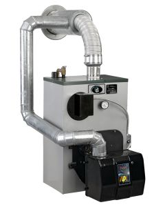 Peerless 1304050 WV-DV-04-WPC-BF5-1R-007-10FT Water Package Boiler, 161 Input MBtu, 86% AFUE, Oil, With Burner and Circulator