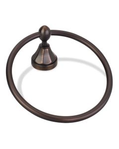 Moen YR4786BP Opal Accessory Towel Ring from the Inspirations series in Black