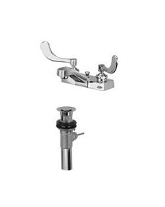 Zurn Industries Z81104-XL-P Zurn -XL FAUCET (NSF), 4" CENTERSET INTEGRAL SPOUT, W/ P LEAD FRE