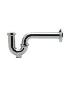 Zurn Industries Z8703B-PC Zurn 2 x 1-1/2 Semi-Cast P Trap w/Cleanout and Brass Nut