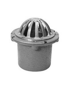 Zurn Industries ZRB181-4NH Zurn 6" Dia Cornice Drain w/ Bronze Dome