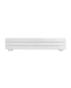 Runtal EB3-72-120D-9010 EB3 3,000 BTU Electric Baseboard Radiator 10.125" H X 72" L X 2.25" D Direct Wire in White