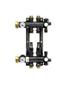 Uponor A2670201 EP Heating Manifold Assembly with Flow Meter, 2-loop