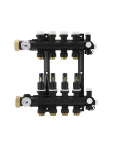 Uponor A2670801 EP Heating Manifold Assembly with Flow Meter, 8-loop