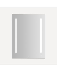 Robern AM3040RFPA AiO Lighted Mirror, 30" W X 40" H X 1-1/2" D, LUM Lighting, 4000K Temperature (Cool Light), Dimmable, OM Audio, USB Charging Ports