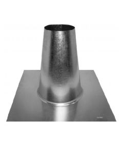 AmeriVent 10RFT FT Series 10" Tall Cone Round Flashing in Galvanized