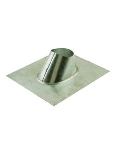 AmeriVent 3EF EF Series Standard Roof Vent Round Flashing in Galvanized