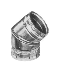 AmeriVent 5E45 E45 Series 45 Degree 5" Adjustable Type B Gas Vent Elbow