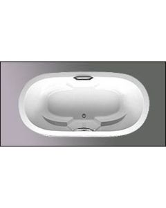 Americh BR7236TA2-WH 7236 Brisa Oval Tub Only With Airbath System Ii In White