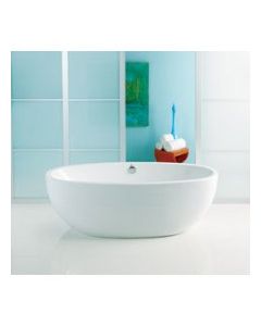 Americh CO7232T-WH 7232 Contura Freestanding Tub With Integral Drain In White