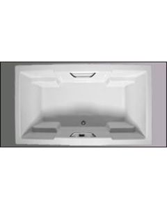 Americh QU7242TA2-WH 7242 Quantum Rectangular Tub Airbath System Ii In White